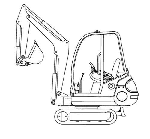 Product picture GEHL 192, 222 Mini-excavator Parts Manual