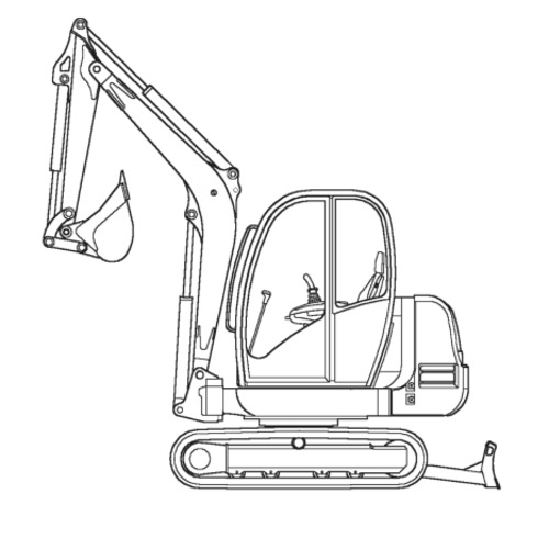 Product picture GEHL 193, 223 Compact Excavators Parts Manual