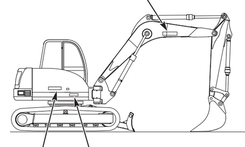 Product picture GEHL 303 Compact Excavator Parts Manual