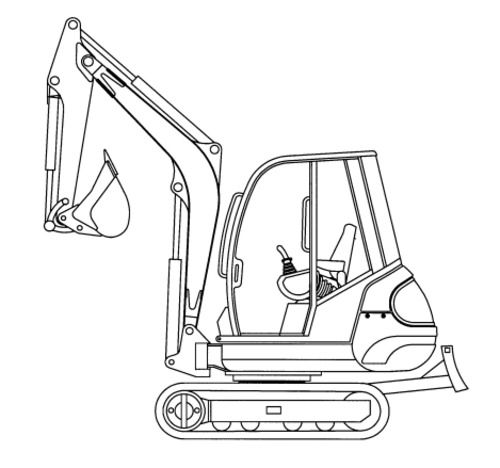 Product picture GEHL 342, 362 Mini-excavator Parts Manual