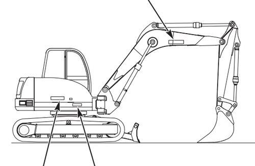 Product picture GEHL GE353, GE373 Compact Excavators Parts Manual