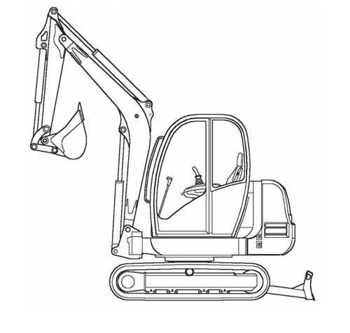 Product picture GEHL 602 Mini-excavator Parts Manual