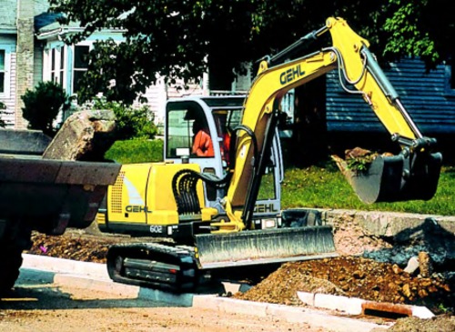 Product picture GEHL 602 Compact Excavator Parts Manual