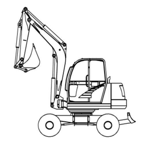 Product picture GEHL 652 Compact Excavator Parts Manual