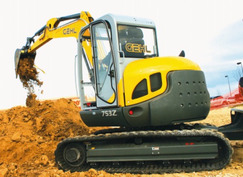 Product picture GEHL 753Z Compact Excavator Parts Manual
