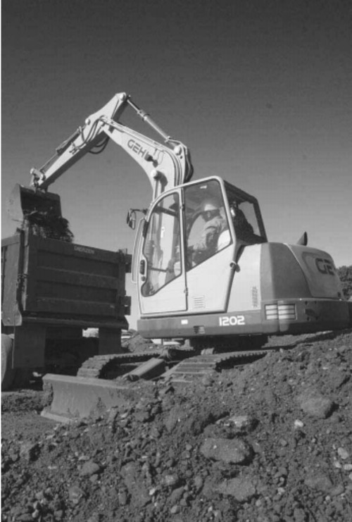 Product picture GEHL GE1202 Compact Excavator Parts Manual