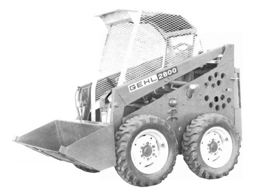 Product picture GEHL HL2800 Skid Steer Loader Parts Manual