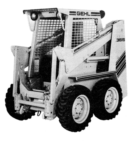 Product picture GEHL SL3515/SL3615 Skid Loader Parts Manual