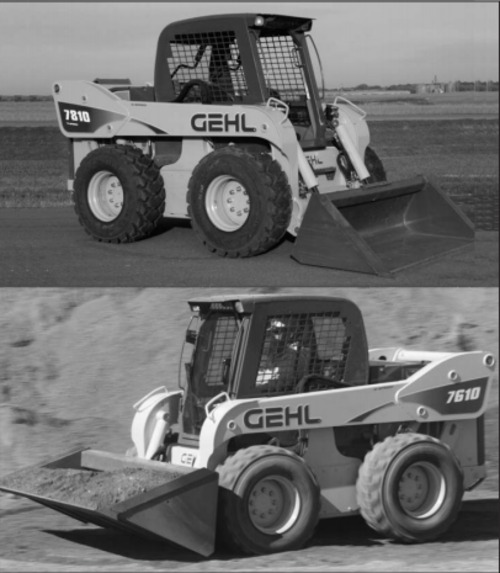 Product picture GEHL SL7610, SL7710 (EU), SL7810 Skid-Steer Loaders Parts Manual