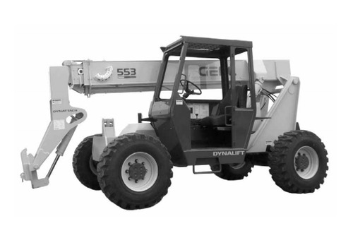 Product picture GEHL 552/553 Dynalift Telescopic Boom Forklift Parts Manual