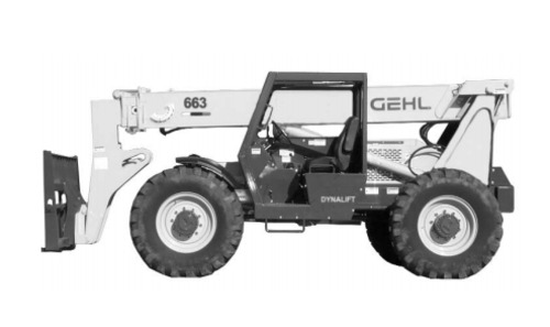 Product picture GEHL 663 Telescopic Handler Parts Manual