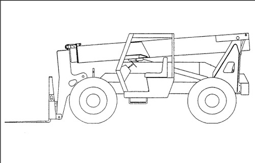 Product picture GEHL 883 Dynalift Telescopic Forklift Parts Manual