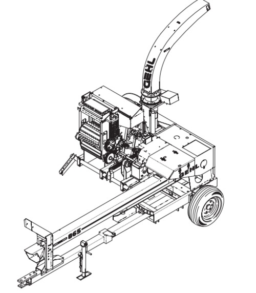 Product picture GEHL 860/865 Forage Harvesters Parts Manual