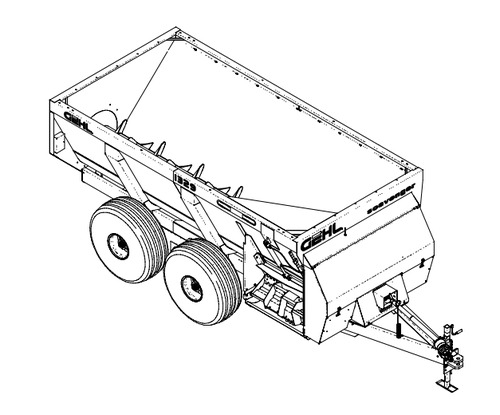 Product picture GEHL 1329 & 1330 Scavenger Spreaders Parts Manual