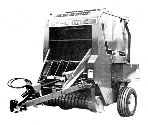 Product picture GEHL 1465 Variable Chamber Round Baler Parts Manual