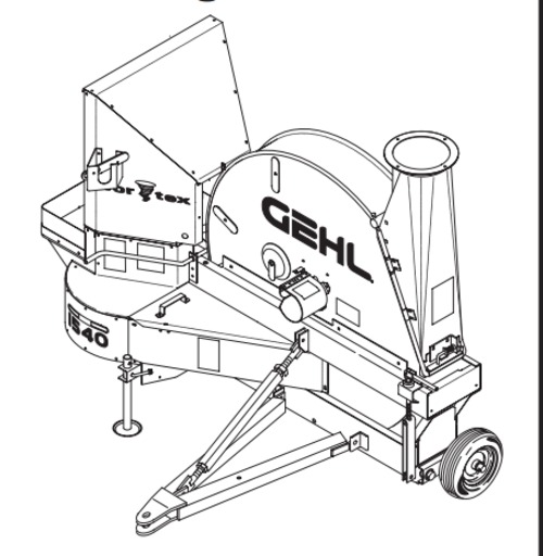 Product picture GEHL 1540/1580 Forage Blowers Parts Manual