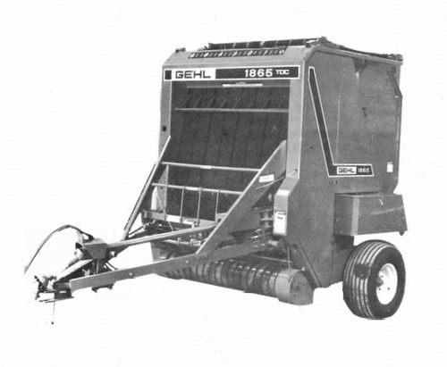 Product picture GEHL 1865 Variable Chamber Round Baler Parts Manual