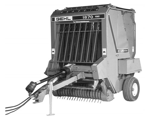 Product picture GEHL 1870 Variable Chamber Round Baler Parts Manual