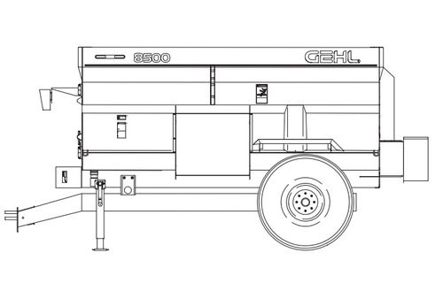 Product picture GEHL 8435/8500 Mixer Feeders (Includes Truck Mounted) Parts Manual
