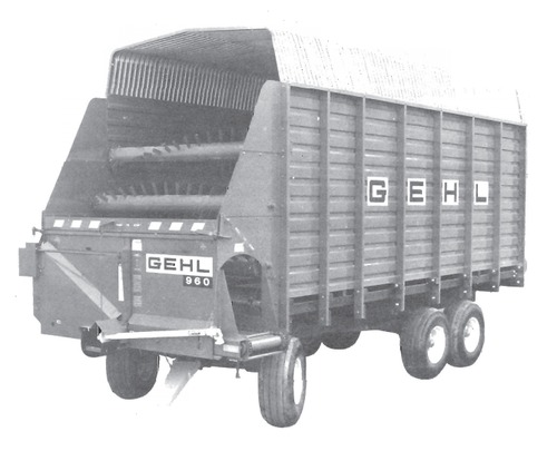 Product picture GEHL BU960 Forage Box Parts Manual