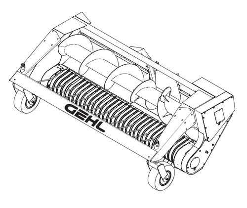 Product picture GEHL HA1240 Hay Attachment Parts Manual