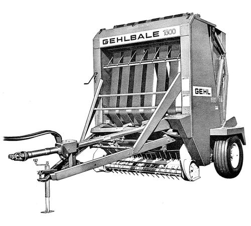 Product picture GEHL RB1500A Baler Parts Manual